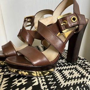 MICHAEL KORS Brown Heels